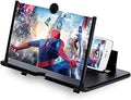 8 Inches HD Screen Magnifier 3D Smart Mobile Phone Movies Amplifier Portable Phone Projector for All Smartphones (Multicolor)